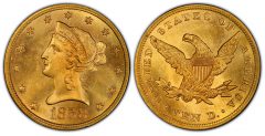 1858 $10 Liberty Head
