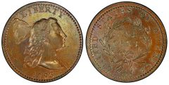 1793 Liberty Cap cent PCGS Secure Plus MS64BN