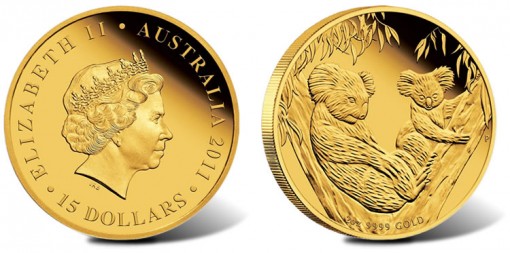 2011 Australian Koala 5 Ounce Silver Proof Coin
