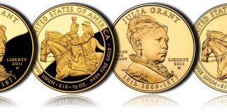 2011 Julia Grant First Spouse Gold Coins Released by US Mint Julia Grant First Spouse Gold Coins