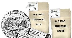 2011 Olympic National Park Quarter Available in Bags and Rolls Olympic National Park Quarter, Bags and Rolls