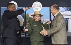 Olympic National Park Quarter Ceremony Pic