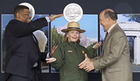US Mint Ceremony Releases 2011 Olympic National Park Quarter
