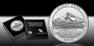 Mount Hood National Forest 5 Oz Silver Uncirculated Coin Launches 2010-P Mount Hood 5 Ounce Silver Uncirculated Coin