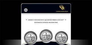 Gettysburg Quarter Three-Coin Set Available Gettysburg Quarter Three-Coin Set