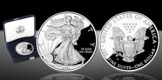 2011 Proof American Silver Eagle Sales Hit $22 Million in Six Days United States Mint Image of the 2011 Proof American Silver Eagle