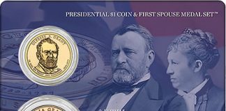 Ulysses S. Grant Presidential $1 Coin & Julia Grant First Spouse Medal Set Available Ulysses S. Grant Presidential $1 Coin & Julia Grant First Spouse Medal Set