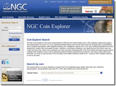 Image of the NGC Coin Explorer for US coins