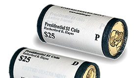 2011 Rutherford B. Hayes Presidential $1 Coin Released, Rolls on Sale Rutherford B. Hayes Presidential Dollar Rolls
