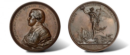 1781 Nathanael Greene at Eutaw Springs Medal