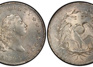 Legend Acquires Dakota Collection for $2.5M, Sells Rare 1794 Silver Dollar 1794 Flowing Hair Silver Dollar