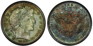 Shireman Collection of Barber Halves, PCGS Mobile CoinFacts at ANA Pittsburgh Show 1892-O Micro O variety in the Shireman Collection of Barber Halves