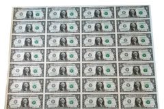BEP Offers Series 2009 $1 Uncut Currency Sheets from Philadelphia Bank 2009 $1 Uncut Currency Sheets from Philadelphia Bank (32 subject sheet)