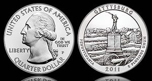 Gettysburg 5 Oz Silver Uncirculated Coin Release Details Gettysburg 5 Oz Silver Uncirculated Coin