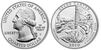 US Mint Sales: Grand Canyon Silver Coin Sold Out, Bullion Coins Soar Grand Canyon National Park 5 Ounce Silver Uncirculated Coin