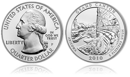 Grand Canyon National Park 5 Ounce Silver Uncirculated Coin