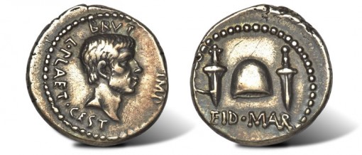 The Immortal Ides of March Denarius Coin