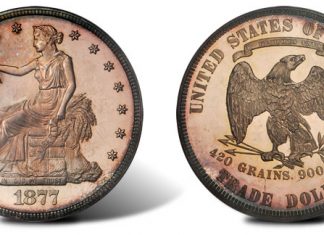Stack’s Bowers to Auction Part I of The Teich Family Collection at Whitman’s Baltimore Show 1877 Trade Dollar