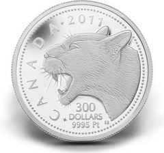 2011 $300 Cougar Platinum Coin