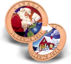 2011 50-Cent Holiday Santa Coin