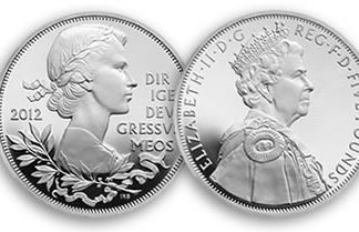 2012 UK Queen’s Diamond Jubilee £5 Coin Features New Portraits 2012 UK Queen's Diamond Jubilee £5 Coin