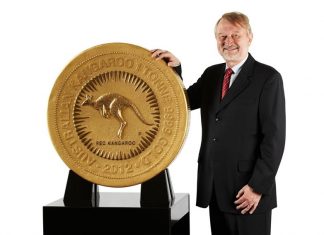 Perth Mint’s 1 Tonne Gold Kangaroo Coin is World’s Biggest Bullion Strike Perth Mint 1 Tonne Australian Gold Kangaroo Coin
