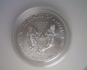 2011-S Uncirculated American Silver Eagle (reverse)