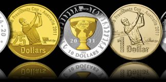 The Presidents Cup Coins Released by Royal Australian Mint 2011 The Presidents Cup Coins