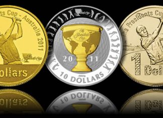 The Presidents Cup Coins Released by Royal Australian Mint 2011 The Presidents Cup Coins