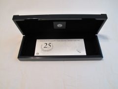 American Silver Eagle 25th Anniversary Set Case and Certificate