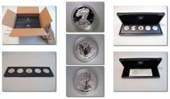 American Silver Eagle 25th Anniversary Set Photos