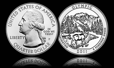 Olympic National Park Five Ounce Silver Uncirculated Coin