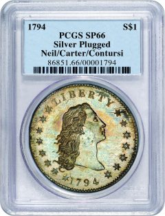 1794 $1 PCGS SP66