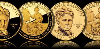 2011 Lucretia Garfield First Spouse Gold Coins and Medals Available 2011 Lucretia Garfield First Spouse Gold Coins