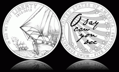 2012 Star-Spangled Banner Gold Commemorative Coin Designs