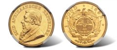 South Africa Republic gold Proof Pond 1892