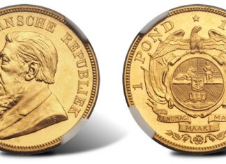 Heritage January NYINC Coins Auction Features 5,200+ Lots South Africa Republic gold Proof Pond 1892