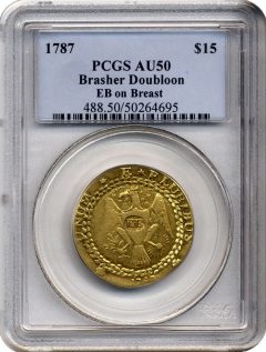 Unique 1787 Brasher Doubloon