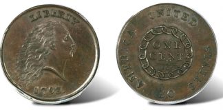 Cent and Half Eagle Coin Each Bring $1.38M in Heritage’s $64M+ FUN Auction 1793 Chain Cent