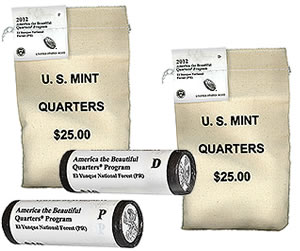 2012 El Yunque Quarter Rolls and Bags