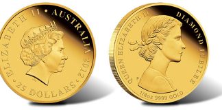 2012 Queen Elizabeth II Diamond Jubilee Australian Gold Coin Nears Sell Out 2012 Queen Elizabeth II Diamond Jubilee Australian Gold Coin