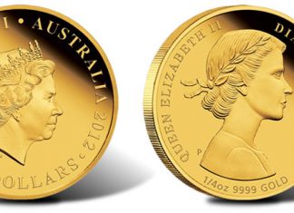 2012 Queen Elizabeth II Diamond Jubilee Australian Gold Coin Nears Sell Out 2012 Queen Elizabeth II Diamond Jubilee Australian Gold Coin