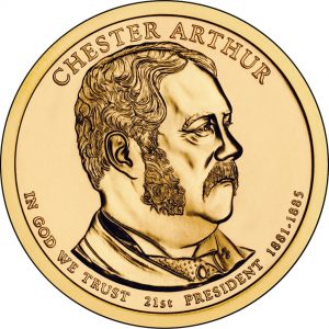 Chester Arthur Presidential Dollar