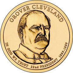 Grover Cleveland Presidential Dollar - First Term