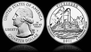 Vicksburg National Military Park 5 Ounce Silver Uncirculated Coin