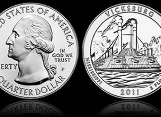 Vicksburg National Military Park 5 Oz Silver Uncirculated Coin Launches Vicksburg National Military Park 5 Ounce Silver Uncirculated Coin