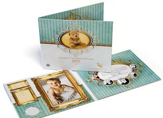 Birth Set with 2012 US Coins Designed for Newborn Babies 2012 Birth Set