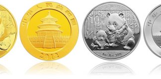 2012 Chinese Silver and Gold Panda Coins Available 2012 Chinese Gold and Silver Panda Coins