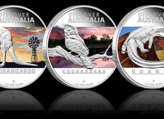 2012 Discover Australia Silver Proof Coins Released 2012 Discover Australia Silver Proof Coins