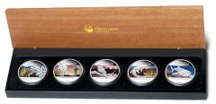 2012 Discover Australia Silver Proof Five-Coin Set